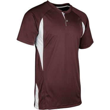 Champro Wild Card 2-Button Baseball Jersey Maroon White Highlights