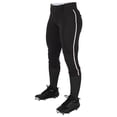 thumbnail image 1 of TOURNAMENT w/Pipe Softball Pant - BLACK,WHITEPIPE - S, 1 of 8