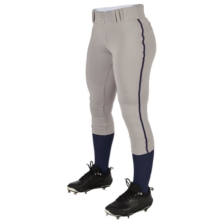 TOURNAMENT w/Pipe Softball Pant - GREY,NAVY - L