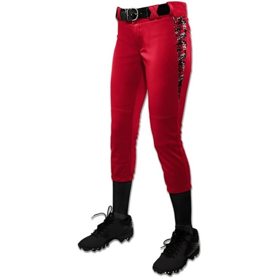 Champro Women's Leadoff Softball Pant Scarlet, M