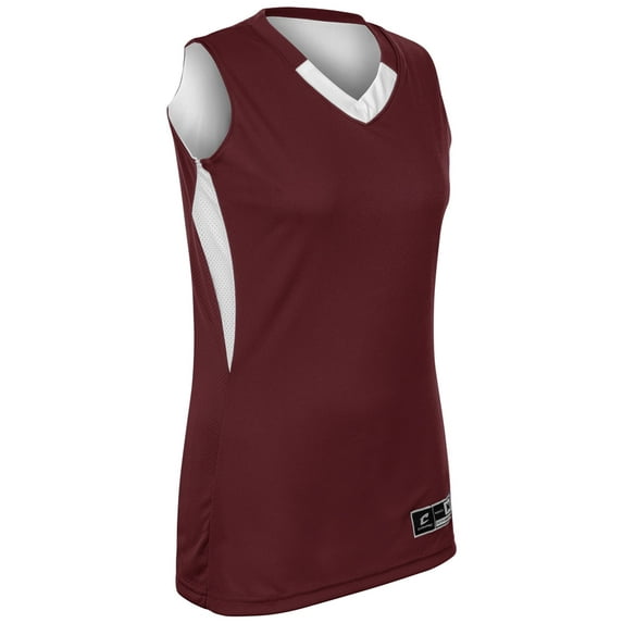 Post Up Jersey - MAROON BODY, WHITE BODY - M