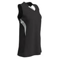 thumbnail image 1 of Champro Womens Decoy Racer Back Jersey Black White Small, 1 of 2
