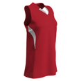 thumbnail image 1 of Champro Womens Decoy Racer Back Jersey Scarlet White Large, 1 of 2