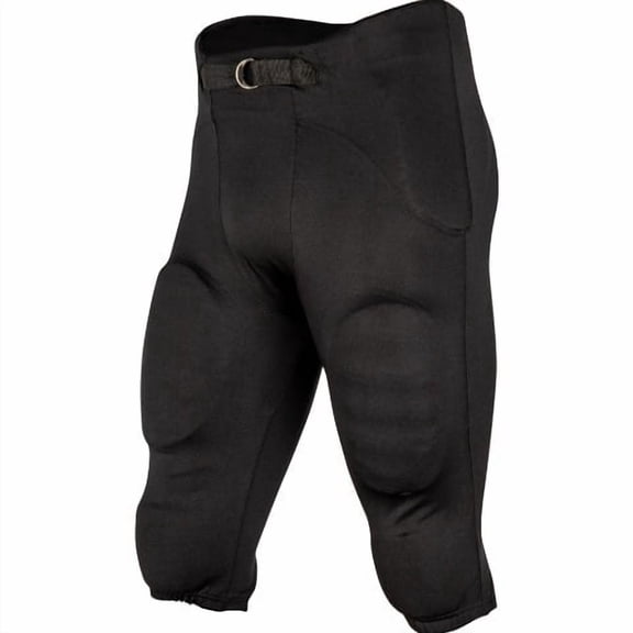 Champro YOUTH BOYS' Football Practice Pants with Integrated Pads | Black