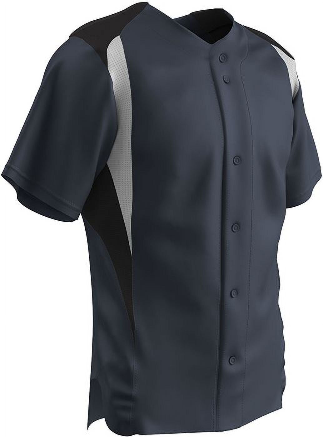 CHAMPRO Reliever - Camisa De Béisbol Con Botones Completos, Tamaño