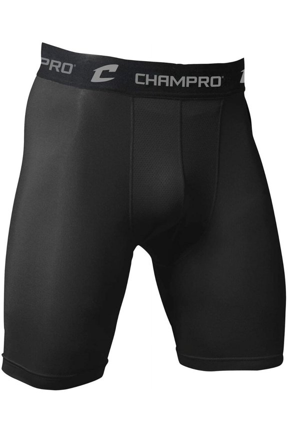 Youth Lightning Compression Shorts (M, BLACK)