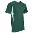 thumbnail image 1 of Crew Neck Baseball Jersey - FOREST GREEN,WHITE - L, 1 of 2