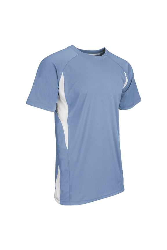 Youth Dri-Gear Top Spin Baseball Jersey Light Blue/White S