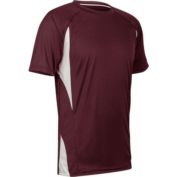 Champro Youth Dri-Gear Top Spin Baseball Jersey Maroon/White M