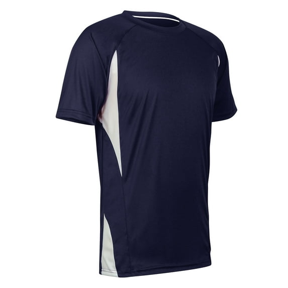 Champro Youth Dri-Gear Top Spin Baseball Jersey Navy/White L