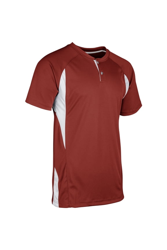 Youth Dri-Gear Wild Card Baseball Jersey Cardinal/White S