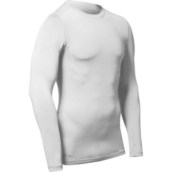 Champro Youth Long Sleeve Compression Shirt WHITE YTH LG