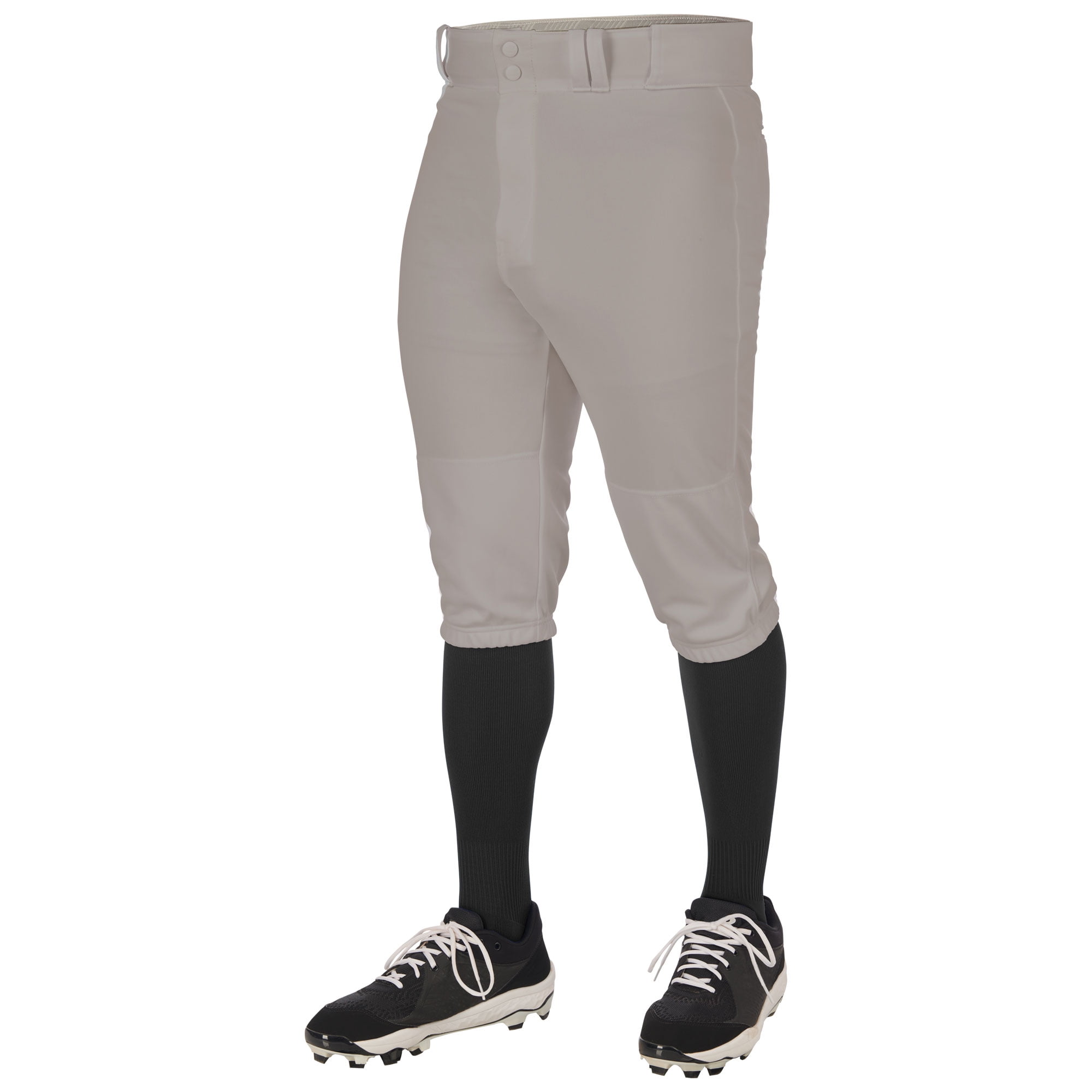 CHAMPRO Triple Crown 2.0 Baseball Knickers, Youth Medium, Grey