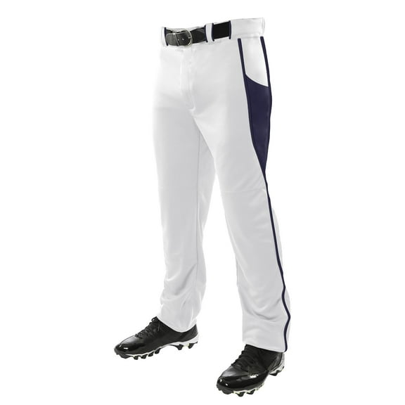 Champro Youth Triple Crown Baseball Pant White Navy XL