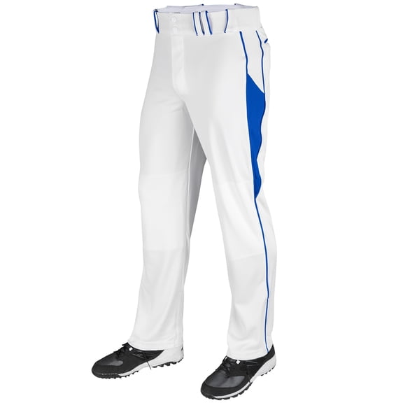 Champro Youth Triple Crown Baseball Pant White Royal Blue XL