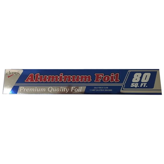 Champs Aluminum Foil 12" 80 ft - Case - 24 Units