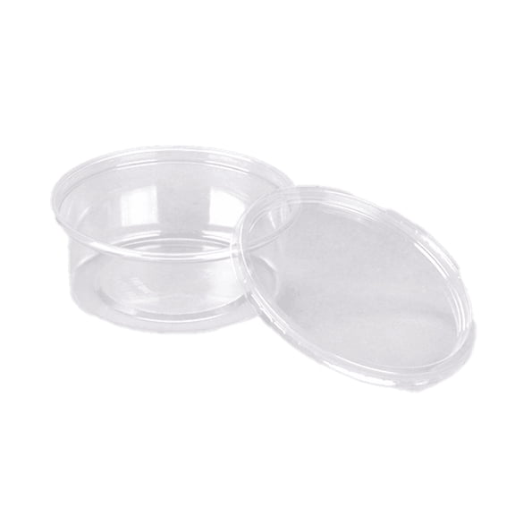 Champs Clear Deli Container and Lid Combo Microwavable 250 Set 8 oz