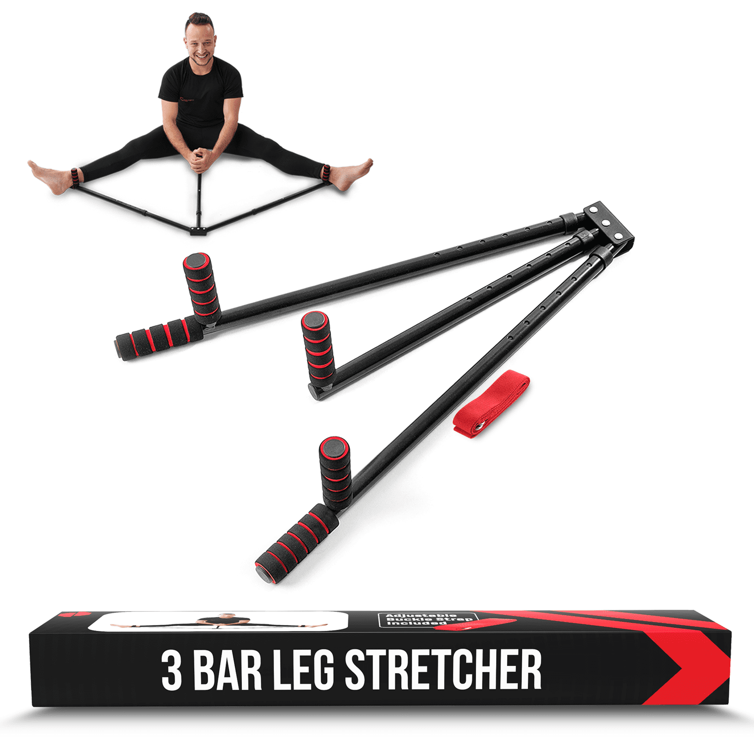 Champs MMA Gym Accessory 3 Bar Leg & Hamstring Stretcher for Martial