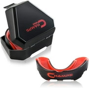 Champs MMA Moldable Sport Mouth Guard, EVA Black Red