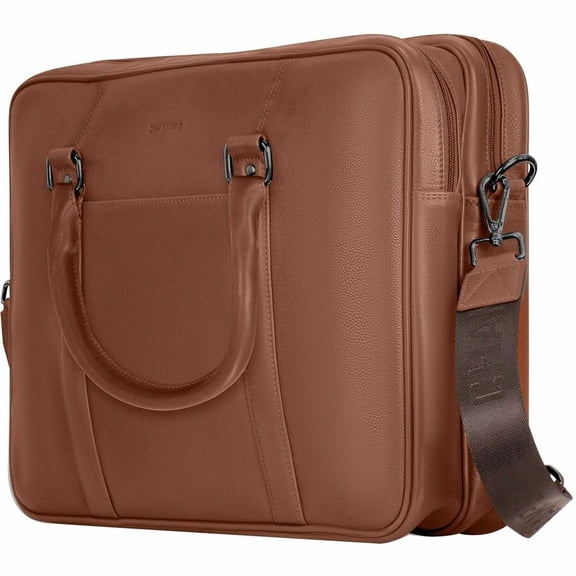 Champs Onyx Carrying Case (Briefcase) for 11" to 15.6" Notebook, Brown