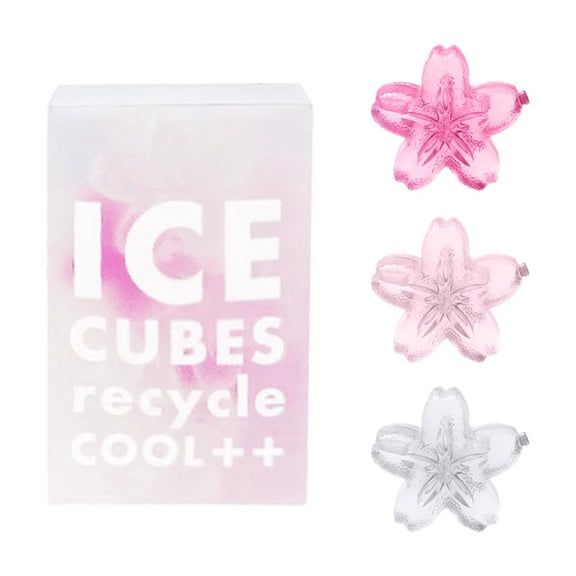 Chanana 14PCS Reusable Ice Cubes, Cherrys Shaped Chilling Ice Cubes for Whiskey and Drinks, Summer Enjoy Cool Beverages At Parties and Bars