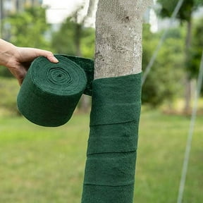 Chanana 4.73"49' Non-Woven Tree Protector Wrap to Protect Bark,Tree Protector Wraps for Winter,Green Breathable Tree Guards Trunk Protectors Tree Tape for Cover Plants Freeze Protection