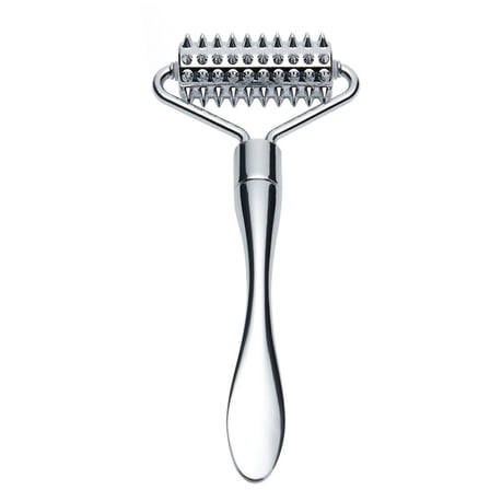 Chanana Acupressure Massage Roller for Hands and Face - Stainless Steel Face Massage Roller - Versatile Face Massager for Deep Massage Against Tension, (1PCS Silver)