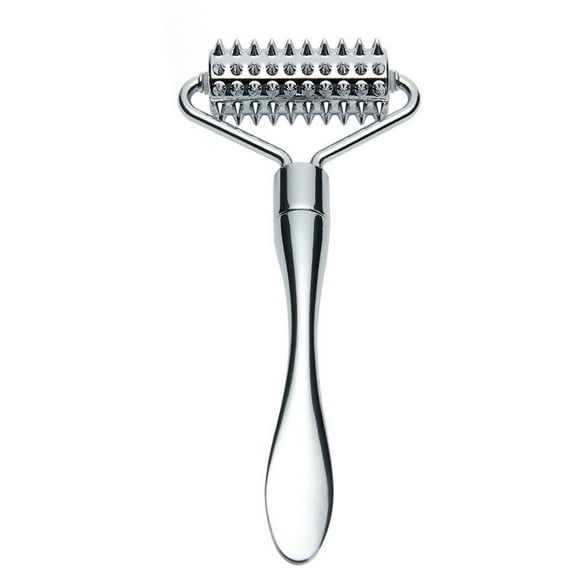 Chanana Acupressure Massage Roller for Hands and Face - Stainless Steel Face Massage Roller - Versatile Face Massager for Deep Massage Against Tension, (1PCS Silver)