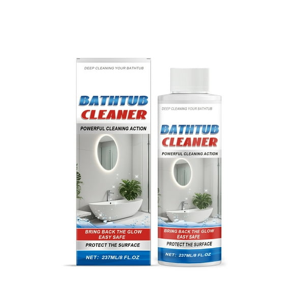 Chanana Bathroom Cleaner Hard Water Stain & Soap Scum Remover Bleach-Free, Heavy Duty Calcium Lime Rust Cleaner for Shower, Glass, Toilet, Tub & Sink