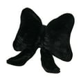 thumbnail image 1 of Chanana Black Bow Pillow,16.1''x17.7" Bow Decorative Pillows with Faux Rabbit Fur,Soft Bow Throw Pillows Aesthetic Bow Shaped Pillow for Bed Sofa Couch Home Decor, 1 of 8