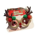 thumbnail image 1 of Chanana Christmas Glitter Party Glasses Frames with Snowman Christmas Tree Deer Bow Santa Claus Designs Decorations Accessories for Christmas Party Favors Holiday Favors, 1 of 6