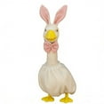 thumbnail image 1 of Chanana Easter Bunny Goose Outfit with Rabbit Ears and Pink Bow, Cute Porch Lawn Goose Clothes for 23 Inch Decorative Goose, 1 of 6