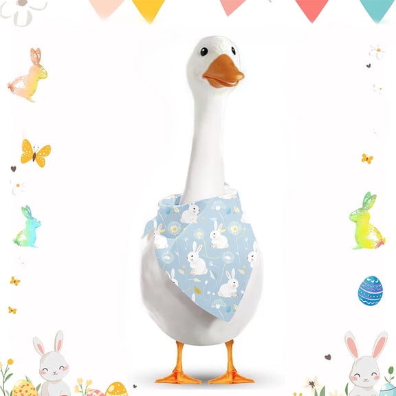 Chanana Easter Outfits For 23 Inches Statue Clothes Bandana For Party Patio Yard Outdoor Decoration