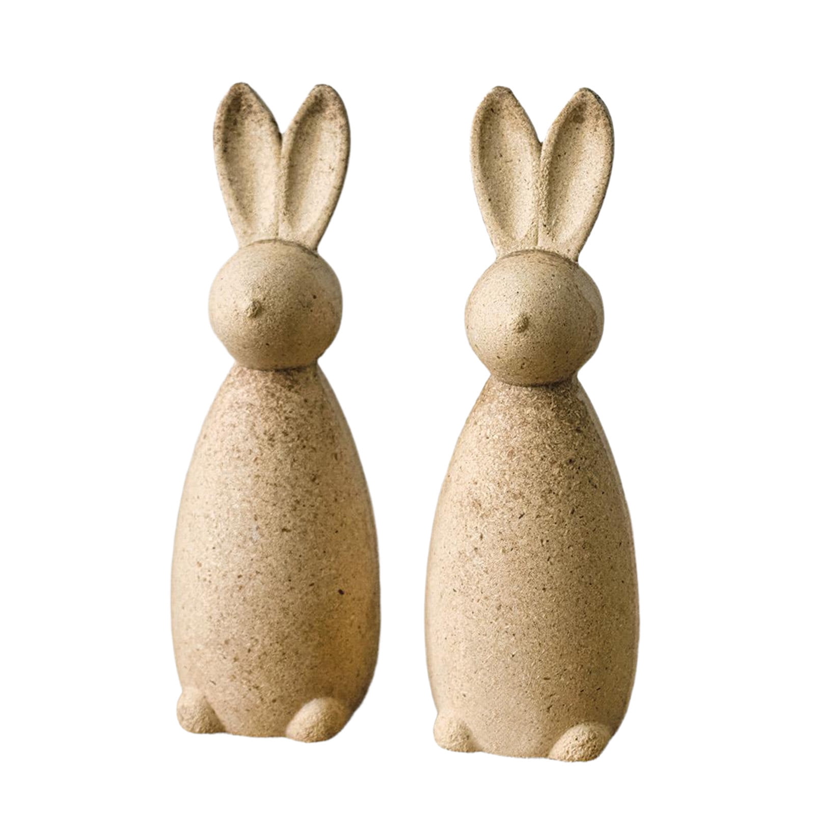 Peg Legged Rabbit Chanana Easter Wooden Peg Rabbit Dolls, 2PCS Paintable Unfinished ...