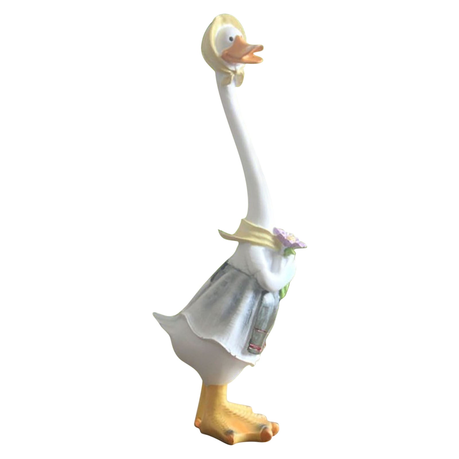 Chanana Garden Statues Gardener Couple Duck | Indoor Outdoor Resin Decorations Cute Ducks Art Decor Figurine Ornament,Unique Funny Outdoor Garden Decorations Sculpture for Yard Home Garden Patio
