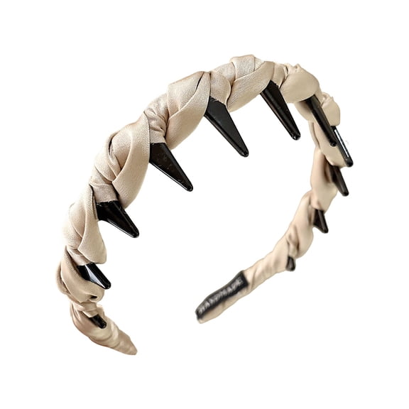 Chanana High Cranium Headbands for Women, 2025 New Elegant Hairband, Fashion Reversible Volume Headbands with Teeth, Non Slip Voluminous Comb Hair Hoop for Party or Daily Wear