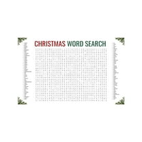 Chanana Jumbo Christmas Word Search Poster 31.5"x19.7" – Giant Holiday Wall Puzzle Game for Family, Christmas Activity Poster for Home & Party Decor