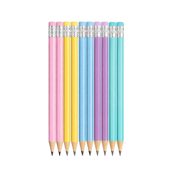 Chanana Macaron Pencils, Multi-function Pencils with Eraser Toppers For Office Painting And Drawing Lightweight