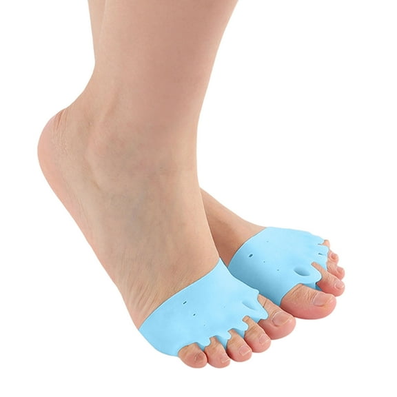 Chanana Silicone Toe Separators for Women Men, 1 Pairs Comfort Silicone Toe Separators for Overlapping Toes, Bunions, Breathable, Soft