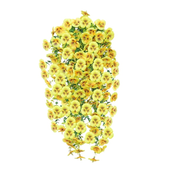 Chanana Simulated Violet Artificial Flower Conditioning Duct Blocking Living Room Ceiling Decoration Plastic Wrapping Plants Fake Flowers Vines Artificial Flowers