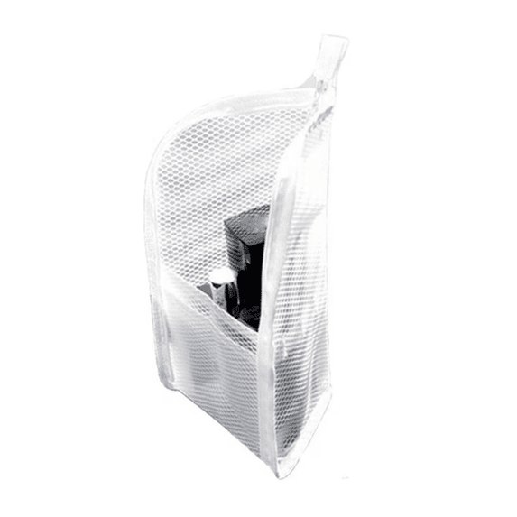 Chanana Standing Toiletry Bag, 2026 New EVA Mesh Large Capacity Cosmetic Waterproof Bag, Upgrade Portable Lightweight Travel Toiletry Bag Water Resistant Toiletries Storage Bag (White)