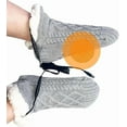 thumbnail image 1 of Chanana USB Heated Socks Foot Warmer, Indoor Thickening Electric Heating Pad Slipper Socks for Women Men with Grippers, Gray, 1 of 6