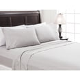 thumbnail image 1 of Chanasya 3-Piece Ultra Soft Solid Embossed Checkered Twin Sheets Set - 15 Inches Deep Pocket Luxurious Soft Brushed Microfiber - (1 Flat Sheet, 1 Fitted Sheet & 1 Pillowcase ) Modern Gray - Twin, 1 of 3