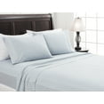 thumbnail image 1 of Chanasya 4-Piece Ultra Soft Solid Embossed Checkered Queen Sheets Set - 15 Inches Deep Pocket Luxurious Soft Brushed Microfiber - (1 Flat Sheet, 1 Fitted Sheet & 2 Pillowcases ) Dusty Blue - Queen, 1 of 3