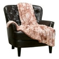thumbnail image 1 of Chanasya Fuzzy Faux Fur Throw Blanket - Light Weight Blanket for Bed Couch and Living Room Suitable for Fall Winter and Spring (50x65 Inches) Rose Dust, 1 of 3