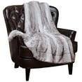 thumbnail image 1 of Chanasya Gray, White, Multi-color Faux Fur, Microfiber, Polyester Throws 50" x 65", 1 of 3