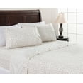 thumbnail image 1 of Chanasya Leopard Print Sheet Set - Beige, 1 of 3