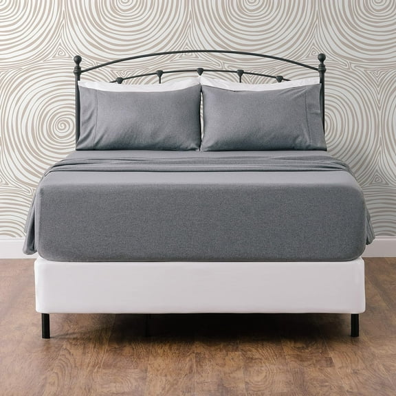 Chanasya Premium Classic Faux Linen Ultra Soft Luxury Textured Bed Sheets 3-Piece Set - Hypoallergenic Polyester - 1 Flat Sheet 1 Fitted Sheet & 1 Pillowcase - Deep Pocket and Breathable - Twin Size