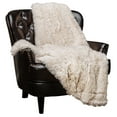 thumbnail image 1 of Chanasya Shaggy Longfur Faux Fur Throw Blanket - Snuggly Fuzzy Lightweight Plush Sherpa Fleece Microfiber Blanket - For Couch Bed Chair Photo Props - King - Cream, 1 of 5