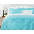 thumbnail image 1 of Chanasya Ultra Soft Abstract Print 3-Piece Bedding Duvet Cover Set Queen - Luxurious Brushed Microfiber Comforter Cover - Zipper Closure Reversible Print (1 Duvet Cover & 2 Pillowcases ) Aqua, 1 of 3